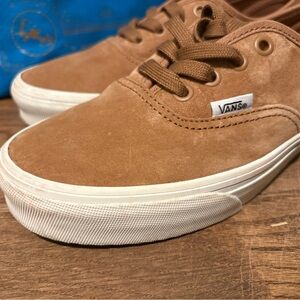 Vans Brown Suede Low-Top Sneakers